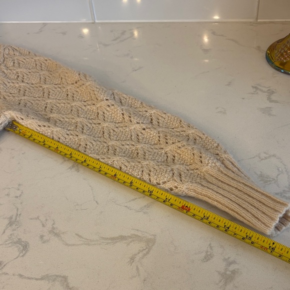 OAK + FORT Cream Knit Button-Up Cardigan - Picture 8 of 8